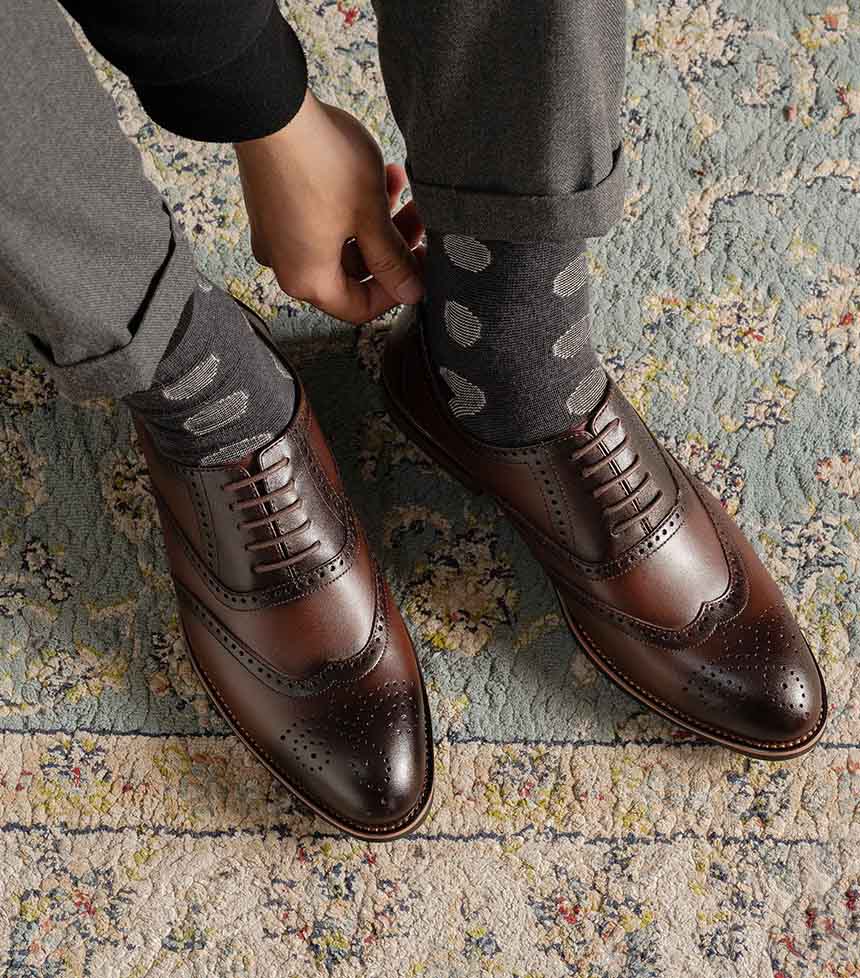 Giày Tây Chú Rể Da Bò Thật Hãng Pedro (Size 42)